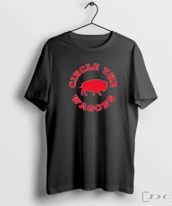 Buffalo Bills football circle the Wagons shirt