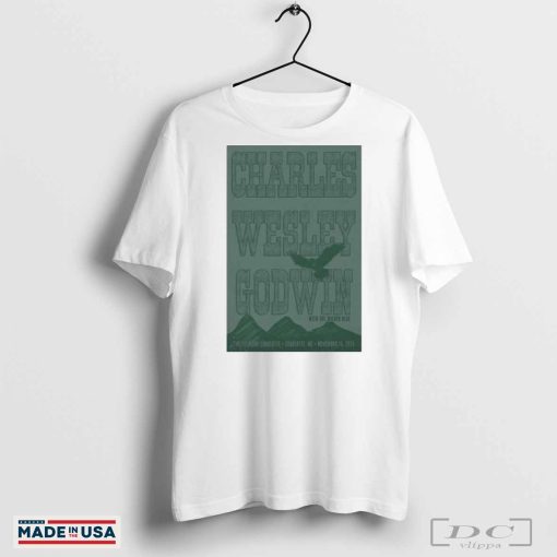 Charles Wesley Godwin Charlotte NC Nov 16 2024 Tour T-shirts