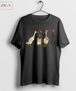 Christmas Ducks Sweatshirt – Funny Animal Christmas Shirt for Women