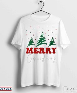 Christmas Tree For Merry Christmas Printed T-Shirt