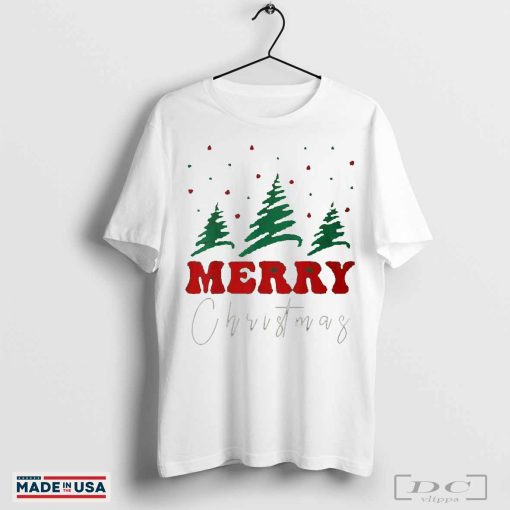 Christmas Tree For Merry Christmas Printed T-Shirt