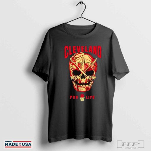 Cleveland for life skull shirt