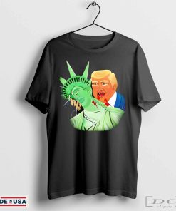 Donald Trump blood sucker Statue of Liberty shirt