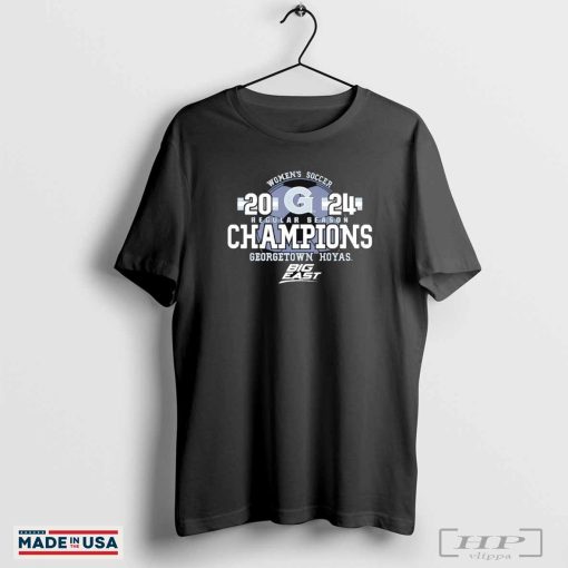 Georgetown Hoyas 2024 Big East Women’s Soccer Regular Season Champions logo shirt