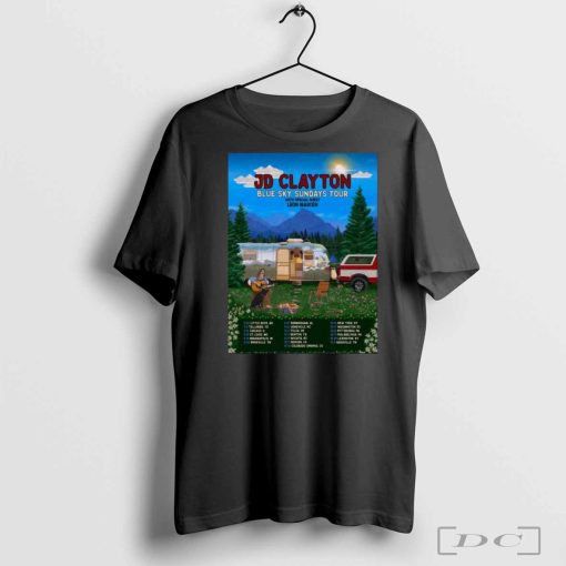 JD Clayton Blue Sky Sundays Tour 2024 Leon Majcen T-Shirts