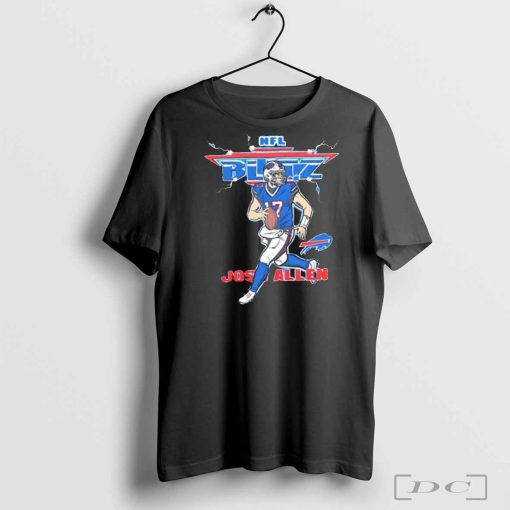 Josh Allen 17 Buffalo Bills football NFL Blitz shirt