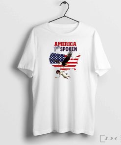 Kamala America has spoken USA flag map shirt