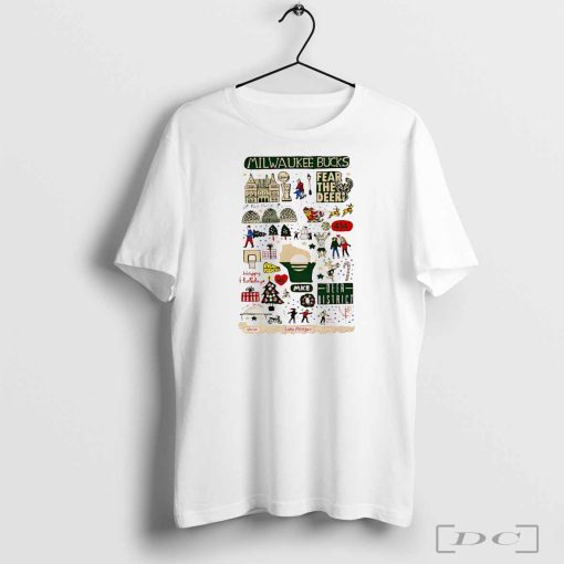 Milwaukee Bucks fear the deer icons Christmas shirt