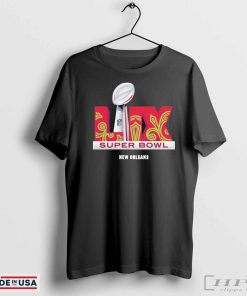 New Orleans Super Bowl LIX Trophy Dimension NFL T-Shirts