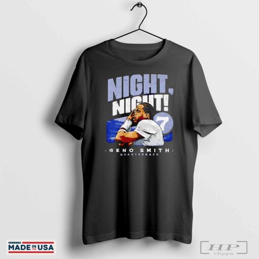 Night Night Geno Smith No. 7 Seattle Seahawks Quarterback shirt