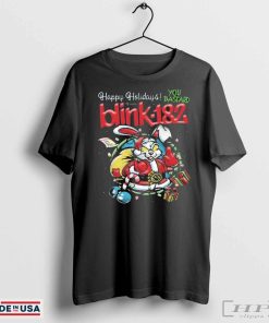 Official Blink-182 Tour Happy Holidays You Bastard Christmas Shirt