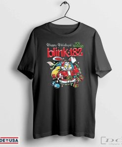 Official Blink-182 Tour Happy Holidays You Bastard Christmas Shirt