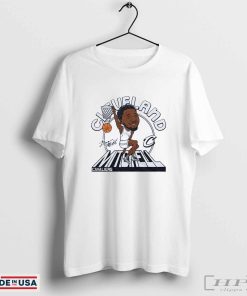 Official Donovan Mitchell Cleveland Cavaliers Signature City Caricature Shirts