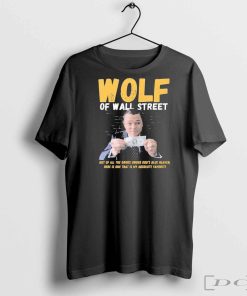 Official Leonardo DiCaprio Wolf of Wall Street 2024 T-Shirts