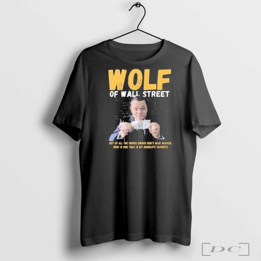 Official Leonardo DiCaprio Wolf of Wall Street 2024 T-Shirts