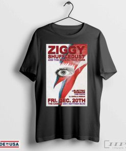 Official Poster Ziggy Shuffledust And The Spiders From Mars December 2024 San Diego CA T-shirt