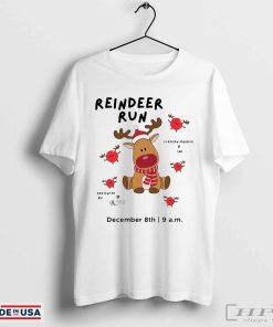 Official Reindeer Run Clemson Miracle and Sea December 8th 2024 Christmas at South Carolina Botanical Garden t-shirt