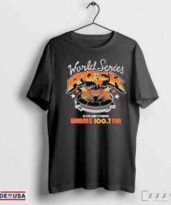 Official Wmms 100.7 Fm The Buzzard World Series Of Rock Cleveland Stadium 2024 T-shirt