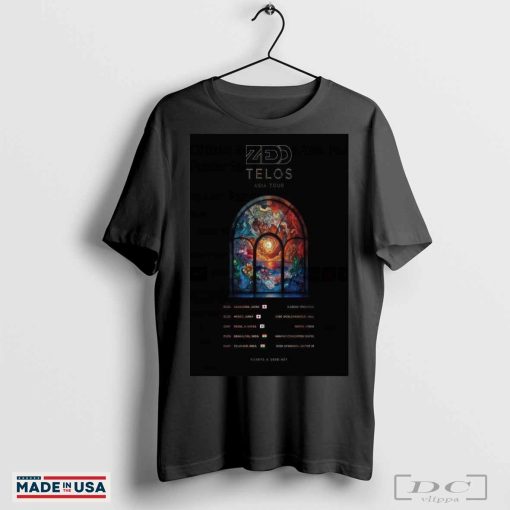 Official Zedd Telos Asia Tour 2025 Poster Shirt