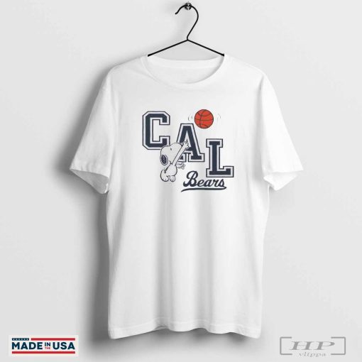 Peanuts Snoopy California Golden Bears Basketball Shirt