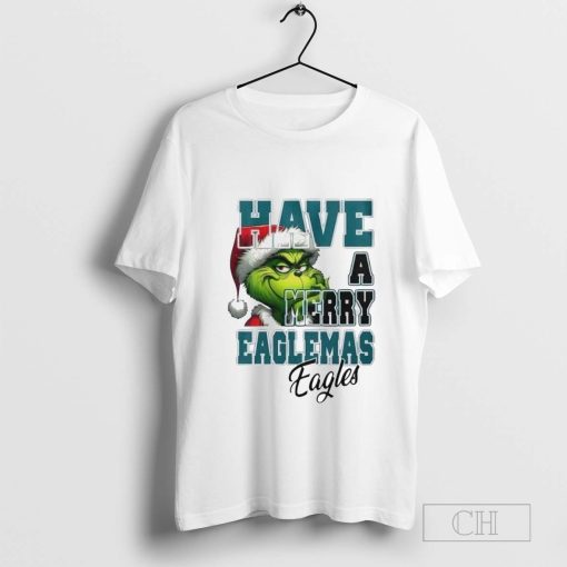 Philadelphia Eagles Grinch Have A Merry Eaglemas Eagles Christmas T-Shirt