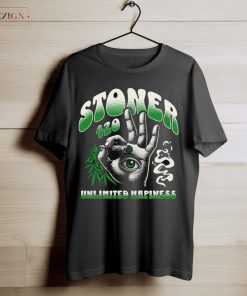 Stoner Unlimited Happiness Oversized T-shirt