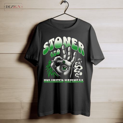 Stoner Unlimited Happiness Oversized T-shirt