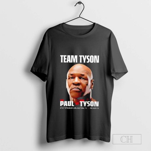 Team Tyson Jake Paul Vs Mike Tyson Fight T-Shirt