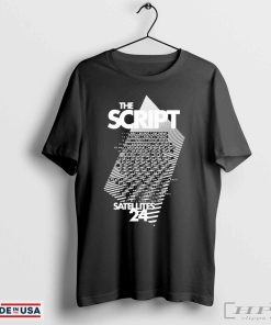 The Scrip Satellites 2024 Tour The Script Album Dateback T-shirts