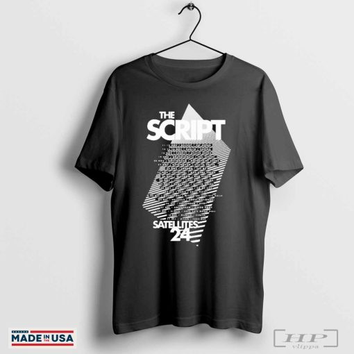 The Scrip Satellites 2024 Tour The Script Album Dateback T-shirts