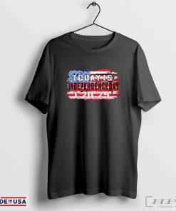 Today Is Independence Day America Flag Retro Shirt