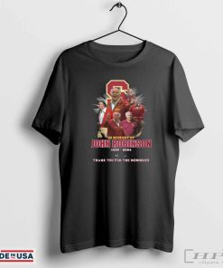 USC Trojans In Memory Of John Robinson 1935-2024 Thank You T-Shirt