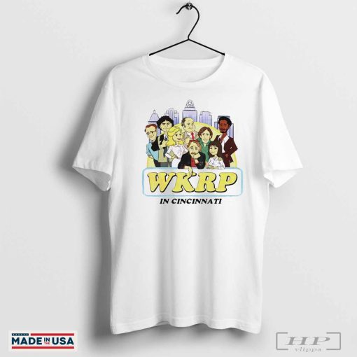 WKRP in Cincinnati Cast Drawing Cartoon Shirt