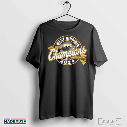 West Virginia Mountaineers 2024 SBC Men’s Soccer Tournament Champions T-Shirts