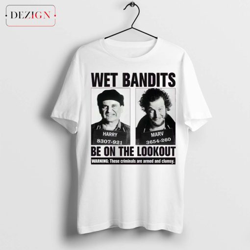 Wet Bandits Mugshot Shirt, Funny Christmas Movie Tee, Armed and Clumsy Criminals, Home Alone Themed, Festive T shirt