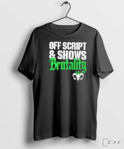 Will Ospreay Off Script and Shows Brutality shirt