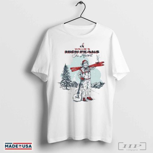 Willie nelson willie’s high peaks skI resort winter T-shirts