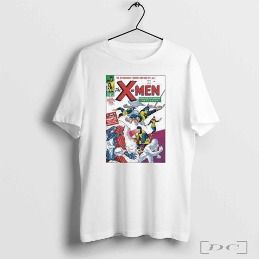 X-Men Issue #1 Cover Introducing X-Men The Strangest Superheroes Of All T-Shirts