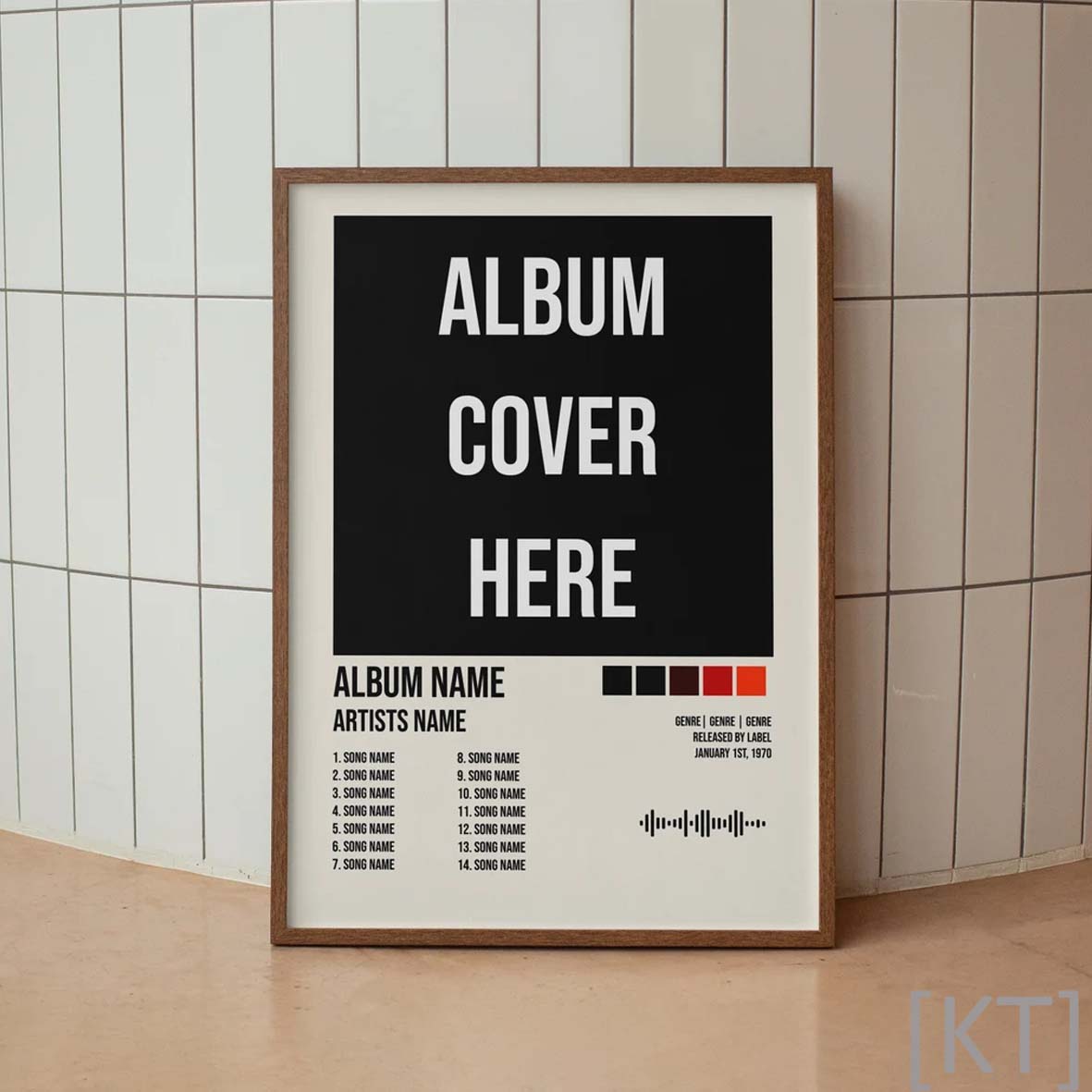 Custom Album Cover Print