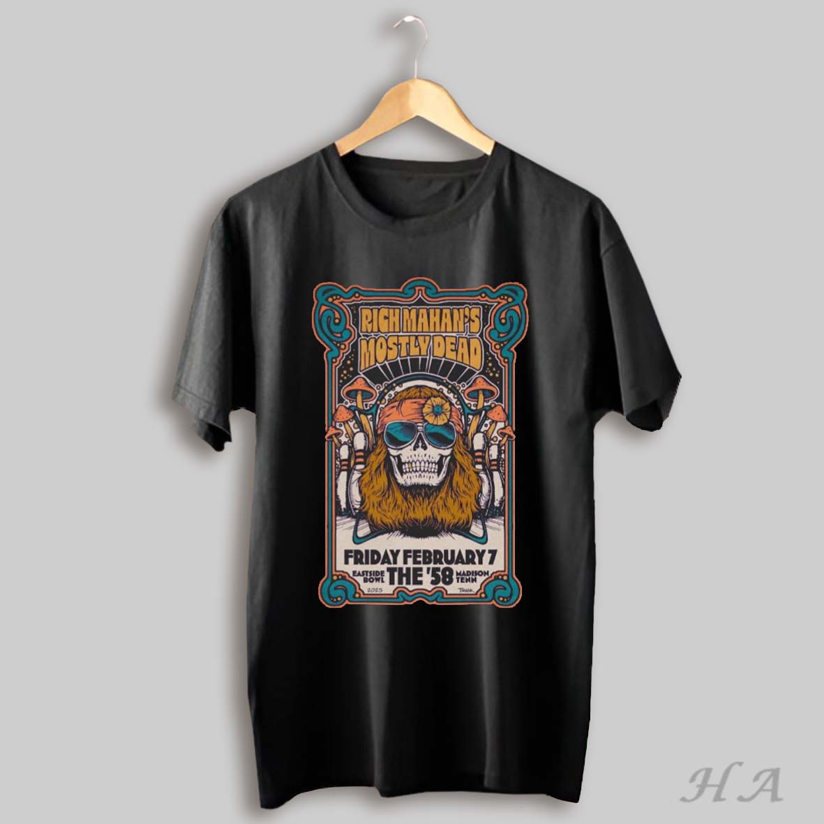 Trendy Rich Mahans Mostly Dead Friday February 7 Eastside Bowl Football The 58 Madison Tenn 2025 T Shirt Sweatshirt Tee Shirt