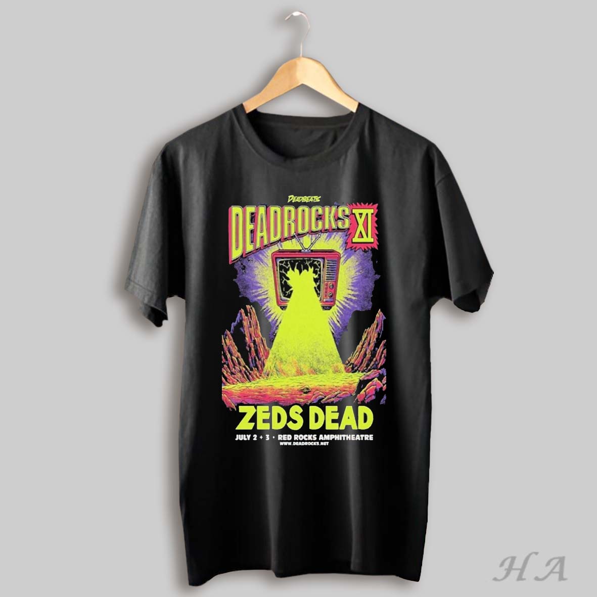 Trendy Zeds Dead July 2 3 2025 Red Rocks Amphitheatre Morrison Co Tour Poster T Shirt Sweatshirt Tee Shirt