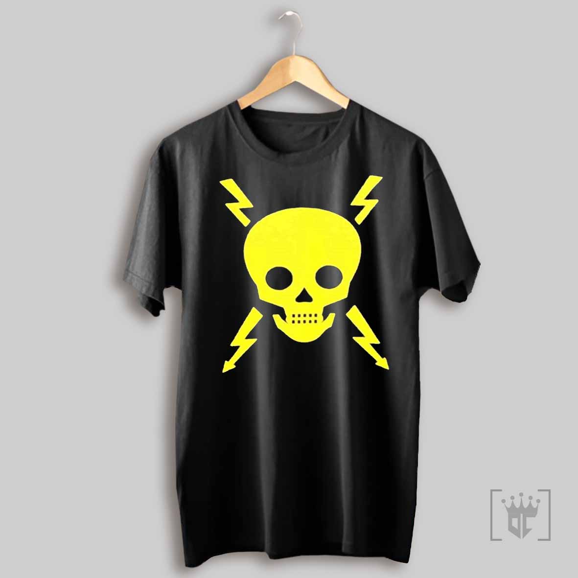 Vintage Electrical Danger Skull T Shirt Sweatshirt T Shirt