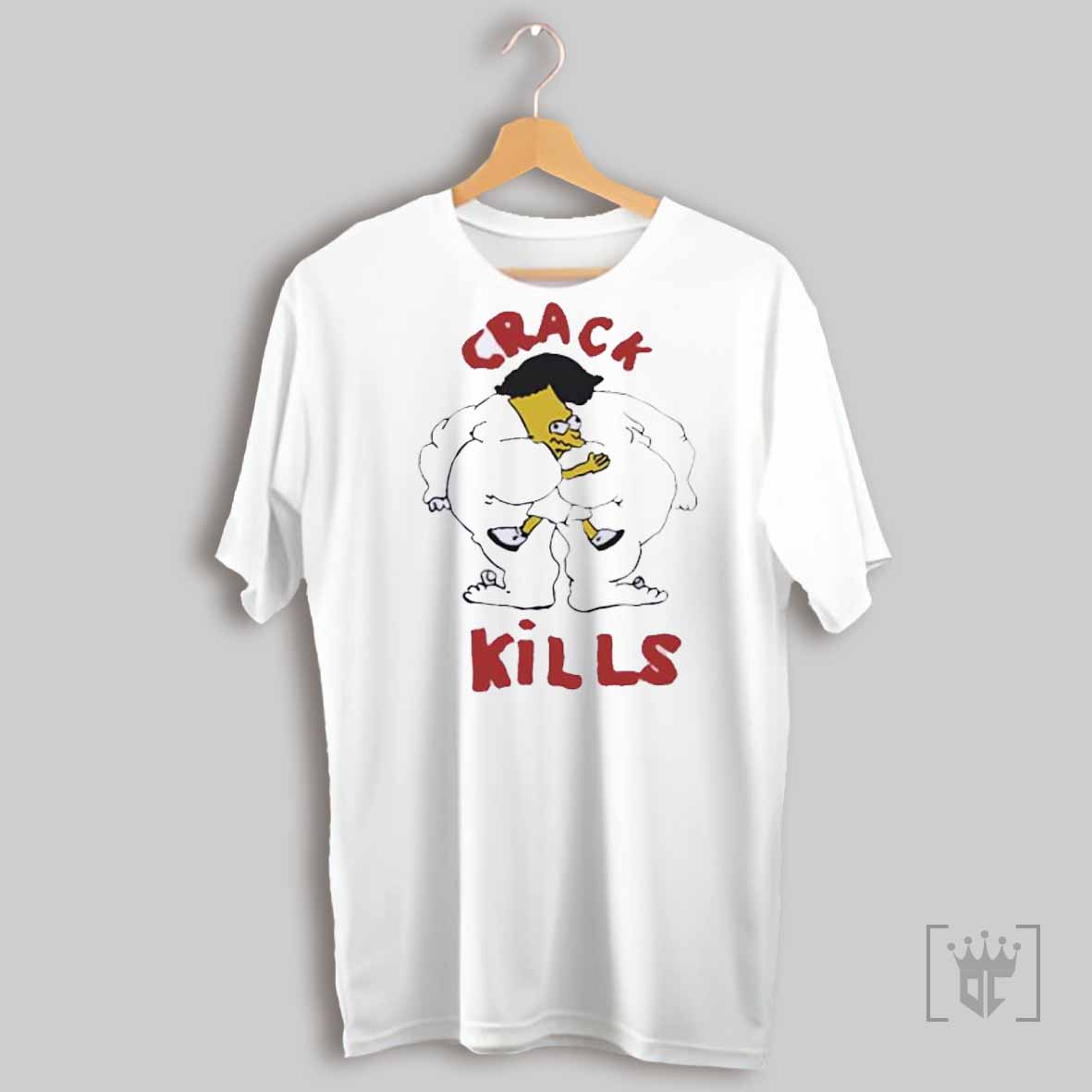 Bart Simpson Crack Kills Vintage T Shirt