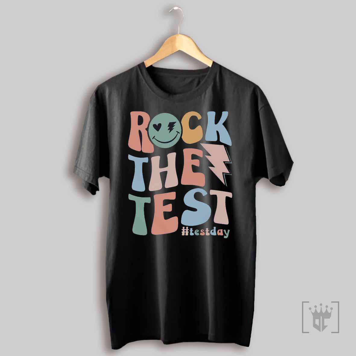 Nice Retro Groovy Rock The Test Testing Day Teacher Student T Shirt