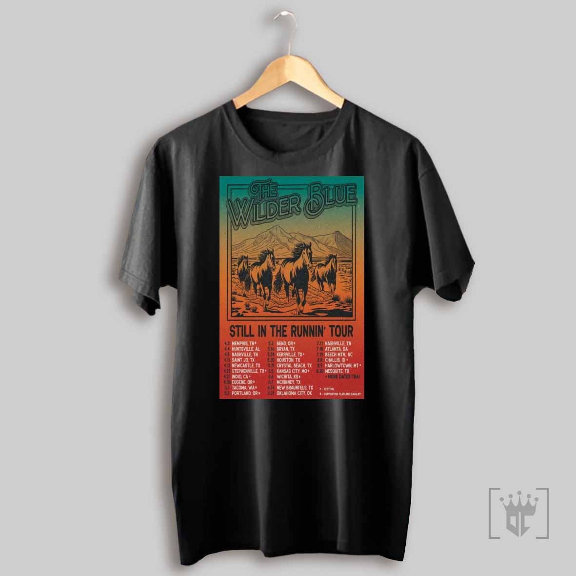 Poster The Wilder Blue Still In The Runnin Tour 2025 4 3 Memphis Tn 4 4 Huntsville Al 4 5 Nashville Tn T Shirt