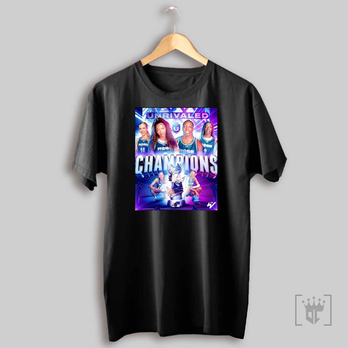 Rose Basketball Club Unrivaled Playoffs 2025 Champions Poster T Shirt