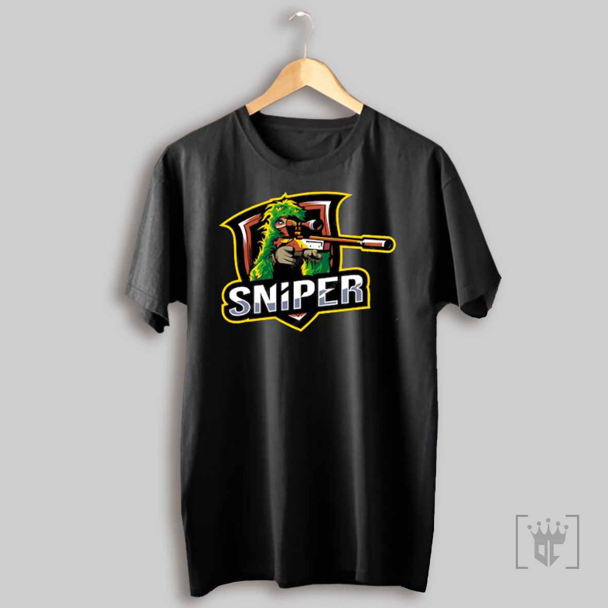 Sniper Soldier Logo Mascot T Shirt