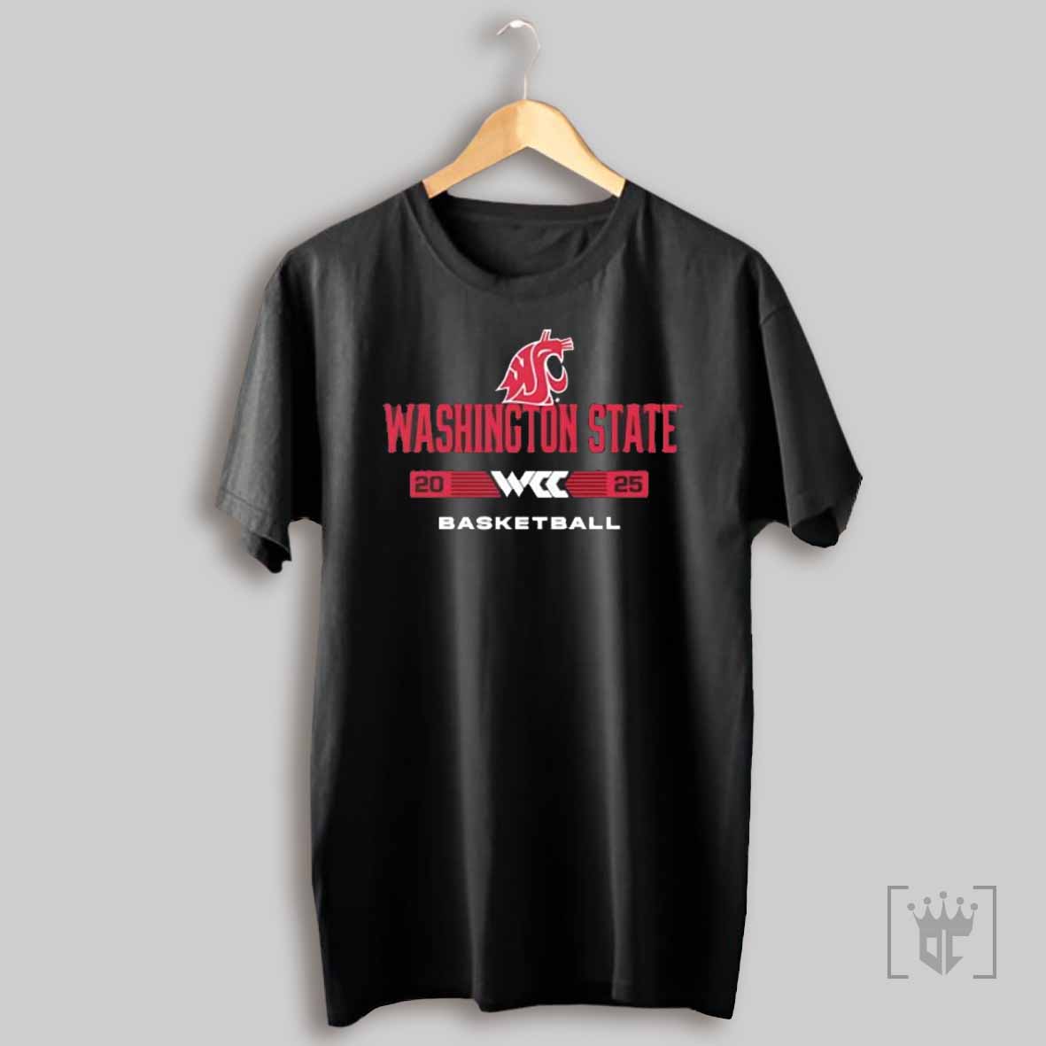 Washington State Cougars 2025 Wcc Basketball T Shirt