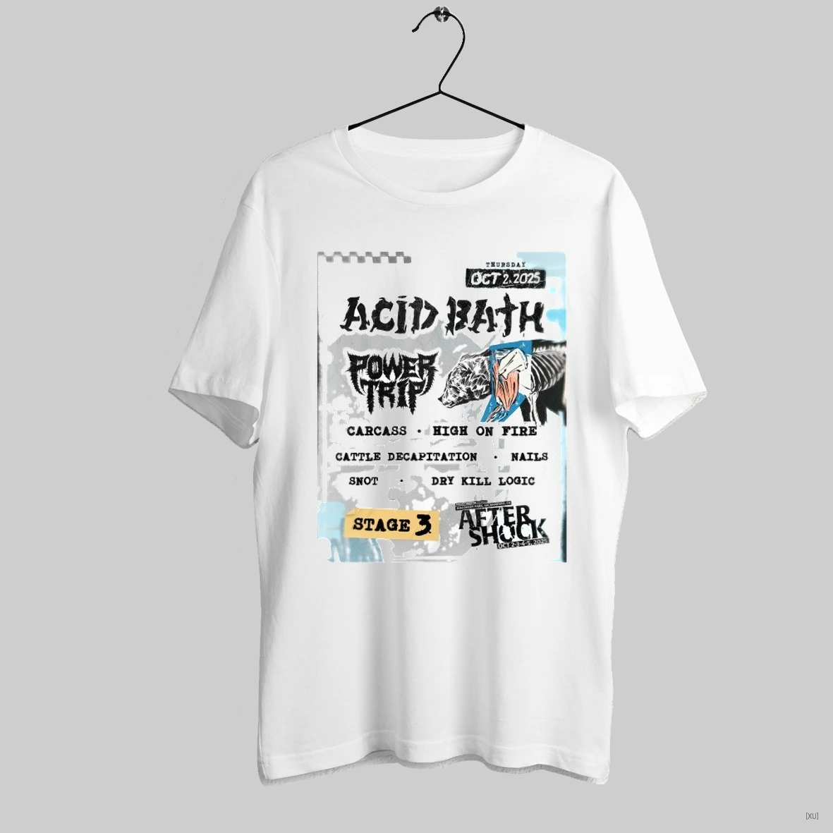 Acid Bath Discovery Park October 2 3 4 5 2025 Sacramento Ca Tour T Shirts