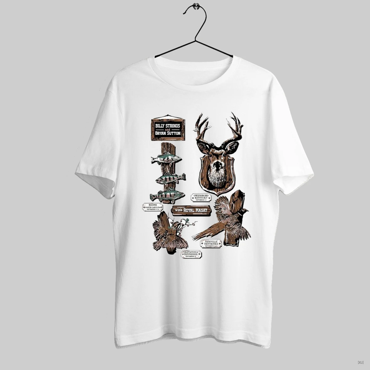 Billy Strings And Bryan Sutton Royal Masat Tour September 2025 Taxidermy T Shirts